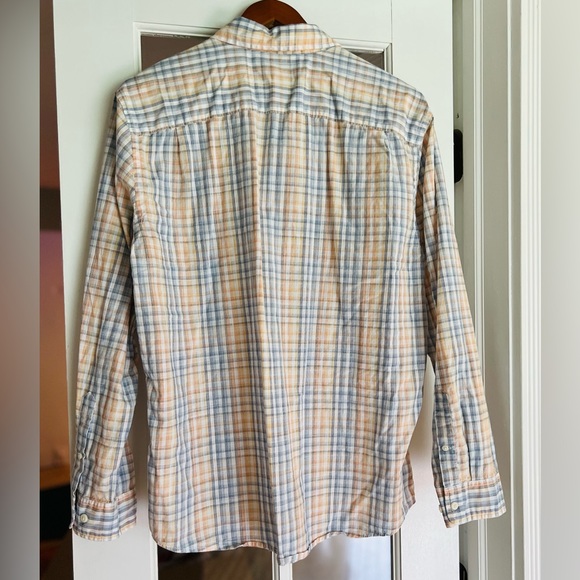 Hawker Rye Long Sleeve Button Up Plaid Shirt, Large EUC by Stitch Fix - Picture 3 of 4